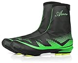 Cycling Shoe Covers, Basecamp Outdoor Sports Bike Shoe Covers Waterproof Warmer Overshoes Shoe Cover for Men Women MTB Winter Rain Cycling Bicycle Cycle Mountain Road Toe Cover (Green)