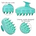 STURME Silicone Hair Scalp Massager Shampoo Brush Soft and Comfortable Scalp Brush Clean Massage Scalp Reduce Stress Perfect for Men Women Children and Pets (green)