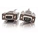 C2G 25213 DB9 M/F Serial RS232 Extension Cable, Black (3 Feet, 0.91 Meters)