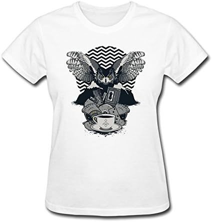 Sept Women's Twin Peaks Tv Art T-shirt White