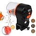UPETTOOLS Fish Feeder, Aquarium Tank Automatic Timer Feeder with 2 Fish Food Dispensers Long Standby