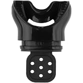 Fiozinx Moldable Silicone Scuba Diving Mouthpiece Fits Most Regulators | Food-Grade Soft Snorkel Mouthpiece Regulator Replacement with Tie for Scuba Diving Accessories