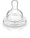 Philips AVENT Anti-Colic Nipple, Clear, Variable Flow (SCF425/27)