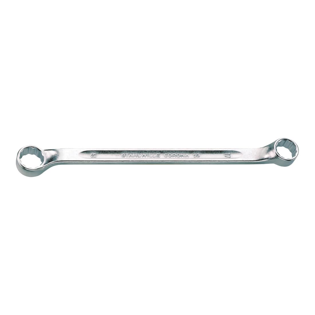 STAHLWILLE 41072123 41072123-Llave de DOS Bocas en Estrella Series 23 peso 0.28 kg Silver 21 x 23 mm