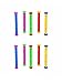Intex Underwater Swimming / Diving Swimming Pool Toy Play Sticks #55504  pack of 10 ,Assorted colors