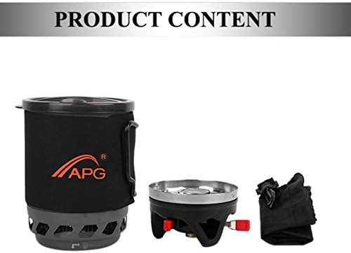 Corneliaa APG 1400ML Compact Size Outdoor Camping Gas Burner System Gas Stove Furnace Fires Heat Cooking System Device