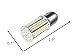 LUYED 2 X 1440 Lumens Super Bright 3014 144-EX Chipsets 1157 2057 2357 7528 LED Bulbs Used For Turn Signal Lights,Tail Lights,Xenon White