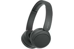 Sony Audífonos inalámbricos on-Ear WH-CH520 hasta 50 Horas de duración de batería, Negro (Versión Nacional)