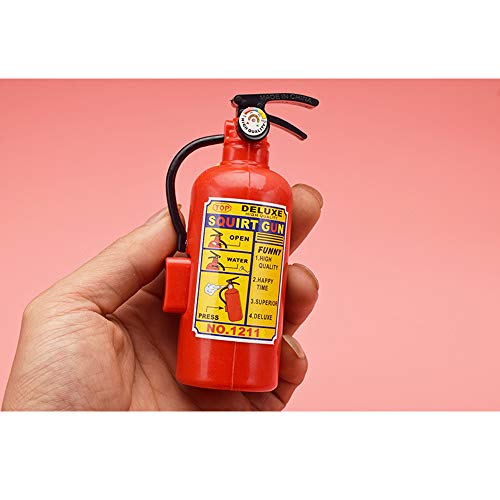 X Hot Popcorn 6 Pcs Mini Fire Extinguisher Shape Water Gun Squirter, Fun Outdoor Summer Toys for Boys and Girls - Thumbnail 4