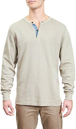 Thaddeus Mens Harry LS 100% Cotton Thermal Henley