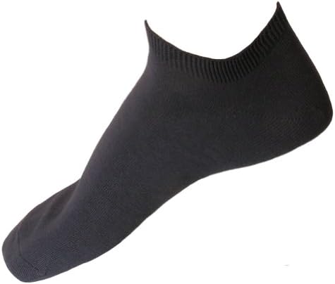 SOK Men's Ankle Phantom Anthracite (Dark Grey) Low Cut No Show Socks 2 pairs size: 10 - 12