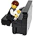 LEGO Furniture: Black Upright Piano - Custom Set, New Parts + Instructions