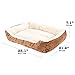Animals Favorite New Rectangle Pet Bed with Dog Paw Print (25