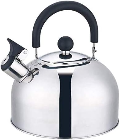 Whistling Kettle 2.5 Litre Stainless Steel Silver, 7 Litres