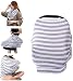 PPOGOO Nursing Cover for Breastfeeding Super Soft Cotton Multi Use for Baby Car Seat Covers Canopy Shopping Cart Cover Scarf Light Blanket Stroller Cover