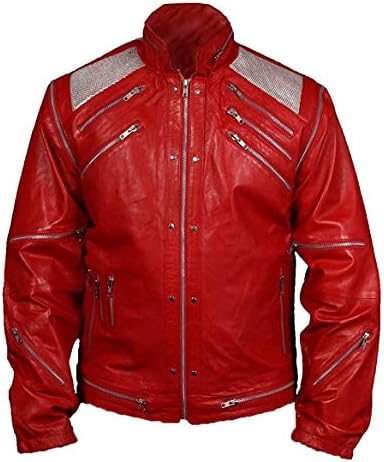 Trendy Leather Michael Jackson Beat It Jacket | Men's Michael Jackson Beat It Faux Leather Jacket