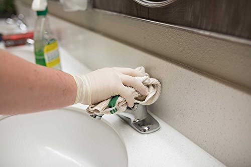 image for 1st Choice Ivory Latex 3.5 Mil Thick Disposable Gloves, Large, Case of