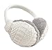 knolee Unisex Knitting EarMuffs Faux Furry Earwarmer Winter Outdoor EarMuffs,White