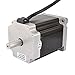STEPPERONLINE Dual Shaft Nema 34 CNC Stepper Motor 114mm 1204oz.in/8.5Nm 5.0A CNC Router Mill Lathe