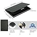 WOVTE Super Light Business Card Holder Stainless Steel Business Card Case-Black