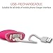 Facial Cleansing Brush and Massager,Silicone Facial Scrubber Deep Cleansing Dirt and Exfoliating by Dr.HeiZ(Rose Red)