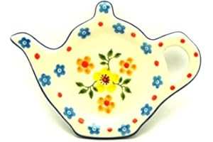 POLISH POTTERY GALLERY Polish Pottery Tea Bag Holder - Buttercup