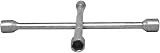 Sakura WB4W 4-Way Wheel Nut Cross Brace Wrench 17-19-21-22mm Silver view 5
