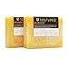 Soulflower Intense Nourishing Sandalwood-Geranium Shampoo Bar, 5.3 oz, 2 Bars, SLS Free, 100% Vegan, Handmade