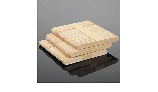Craft Wood - 50 palos de helado de madera para niños: Amazon ...