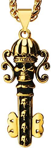 Archaize Fashion Pirates Mace Pendant 18K Gold Plated Necklaces Pendants For Women/Men Jewelry P30145