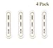 Ledinus 4 Pack 4-LED Touch Tap Push Stick-on Anywhere Light Super Bright LED Night Light for Closets, Attics, Garages, Car, Sheds, Storage Room,Warm Light
