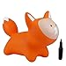 Babe Fairy Bouncy Horse Hopper with Pump-Jumping Anima Toys for Toddlersl-Bouncy Animals Toys(Orange Fox)