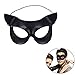 LUOEM Black Eye Half Face Mask Sexy Mask Halloween Costumes for Halloween masquerade Costume Party Ball Fancy Dress (Black)