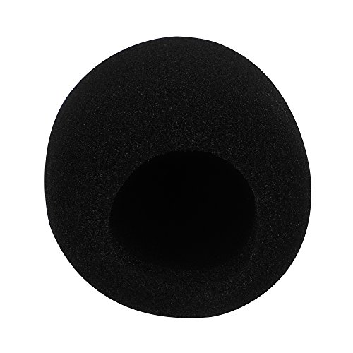 Simtyso® Black Foam Windscreen for All Shure Ball Type Microphones Pack of 2