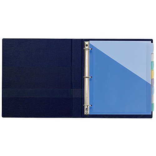 Avery 16177 Write & Erase Big Tab Plastic Dividers w/ Slash Pocket, 8-Tab, Letter, Sold as a 5-pack, 40 Tabs TOTAL
