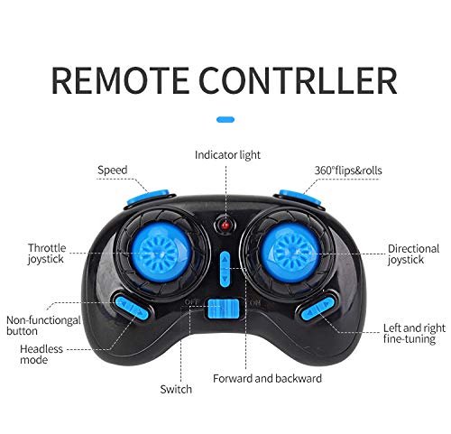 B-Qtech Mini Drone for Kids, RC Car for Kids & Beginners, Remote Control Boats for Pools and Lakes, RC Quadcopter, 3-in-1 Ground-Water-Air Mode with Auto Hovering, 3D Flip, Headless Mode