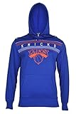 NBA New York Knicks Men's Fleece Hoodie Pullover Sweatshirt Poly Midtown, X-Large, Royal