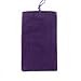 SOSAM 2Xpack Microfiber Sleeve Pouch Cover CasePouch for iPhone 5 5S /iPhone 6 6plus, Samsung HTC ONE/BlackBerry Z10 Mini Wallet Purse Hand Bag Cloth Coin Cell Phone Bag Mobile Pouch (Purple)