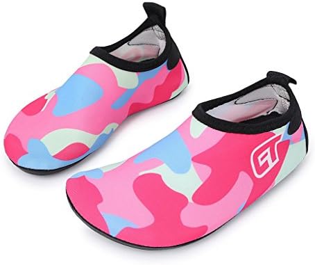 Kids Shoes Swim Water Quick Drying Tight Fit Beach Pool Surfing Barefoot Size 24/25 Red