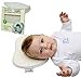 Baby Pillow for Newborn.Head Shaping and Neck Support for Sleeping in Crib.Prevent Flat Head Syndrome (Plagiocephaly).Memory Foam Cushion for Infants. Hypoalergenic Breathable Bamboo Cover. White