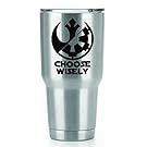 Choose Wisely Star Wars Vinyl Decals Stickers ( 2 Pack!!! ) | Yeti Tumbler Cup Ozark Trail RTIC Orca | Decals Only! Cup not Included! | 2 - 3 X 2.25 inch Black Decals | KCD1149