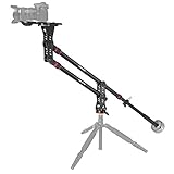Papaler VM-301A 82.7"/210cm Aluminum Camera Mini Jib Crane with Counterweight,360 Degree Pan Ball Head,Bowl for 75~100mm Tripod Head and Quick Release Plate Adapter, Max.load to 8 kg/17.6 pounds