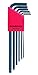 Bondhus 10946 Set of 6 Balldriver L-wrenches, sizes 1.5-5mm