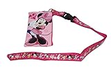 Minnie Mouse Keychain Lanyard ID Holder, Pink Pouch