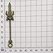 iloveDIYbeads 12pcs Craft Supplies Double Side Metal Weapon Sword Spear Lance Knife Charms Pendants for Crafting, Jewelry Findings Making Accessory for DIY Necklace Bracelet M189