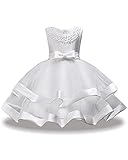 WEONEDREAM Flower Girl Party Dress Girls Elegant Wedding Princess Gown Pageant Dresses