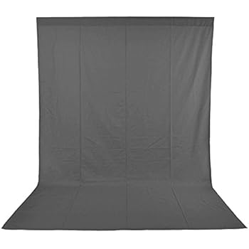 Neewer 10 x 12FT / 3 x 3.6M PRO Photo Studio 100% Pure Muslin Collapsible Backdrop Background for Photography,Video and Television (Background Only) - Grey