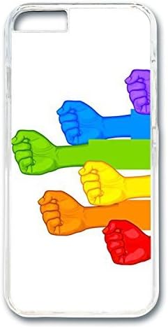 iPhone 6 plus Case, 6 plus Case - Crystal Clear Protective Hard Case for iPhone 6 plus Lgbt Support Anti-Scratch Clear Hard Back Case for iPhone 6 plus 5.5 Inches