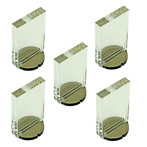 Litko Game Accessories Paper Figure Counter Stand, 1 inch Circle Base, 1x1.5 inch Tall Slot (5)