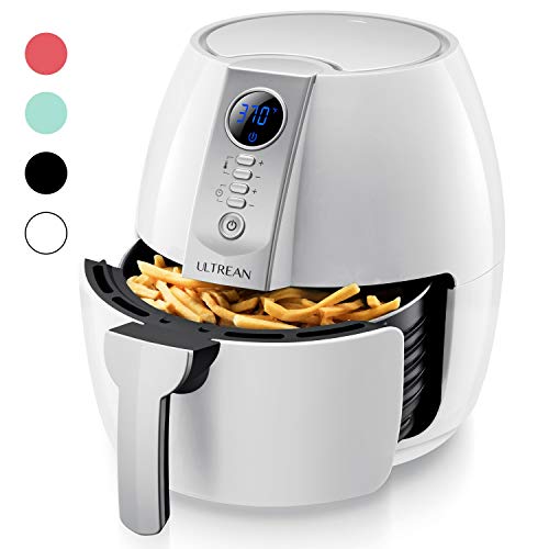 Ultrean Air Fryer, 4.2 Quart (4 Liter) Electric Hot Air Fryers Oven (White) eBay